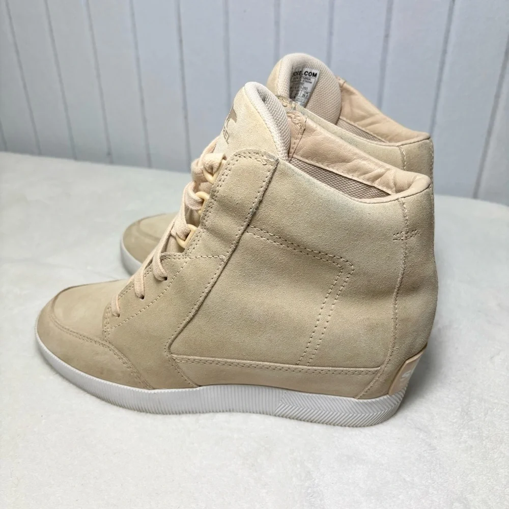 Sorel‎ Out N About Wedge Bootie Boots Beige NL4913-260 Waterproof Size 9.5